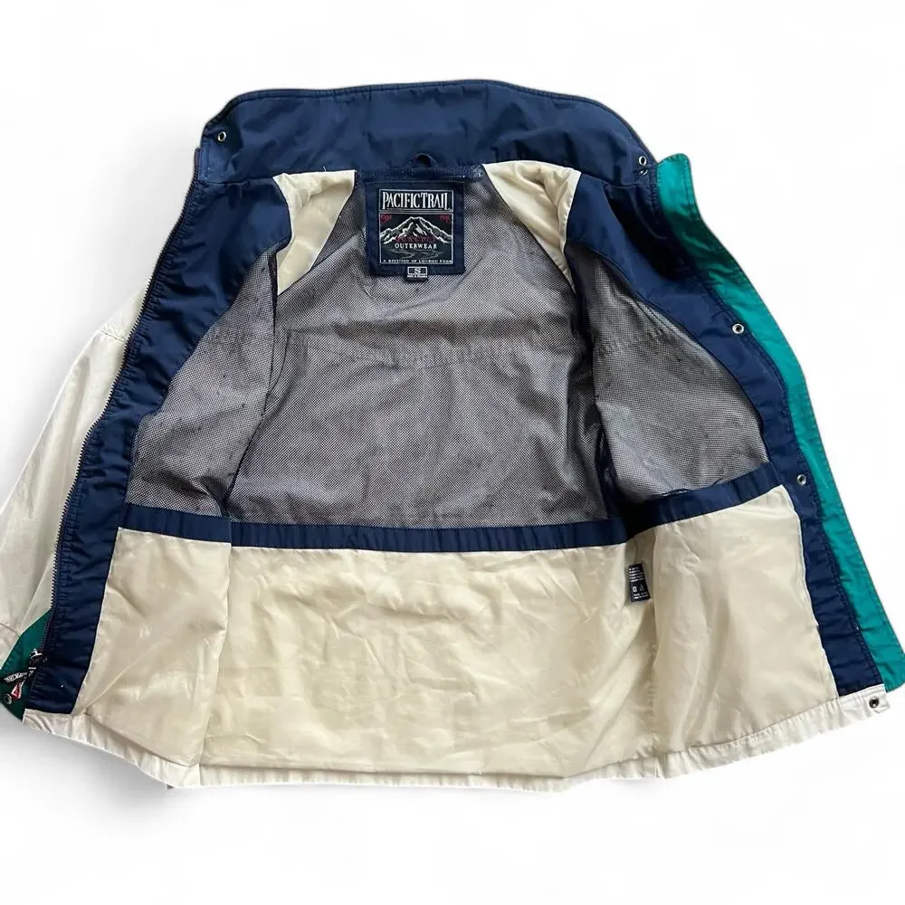 Vintage Pacific Trail Sailing Yacht Regatta Parka Jacket Coat S London Fog Long - Picture 5 of 11